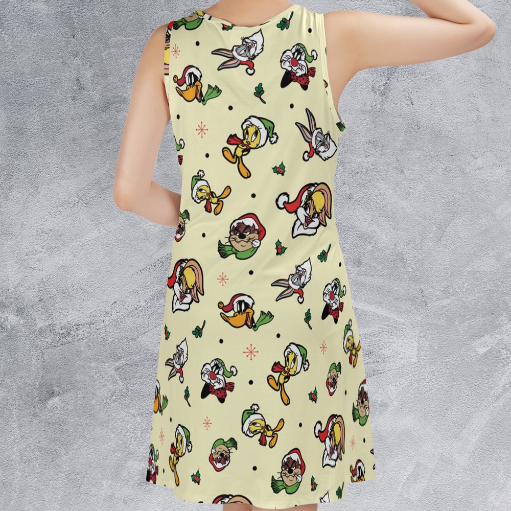Sleeveless Dress - LEHAZQMG - - 2