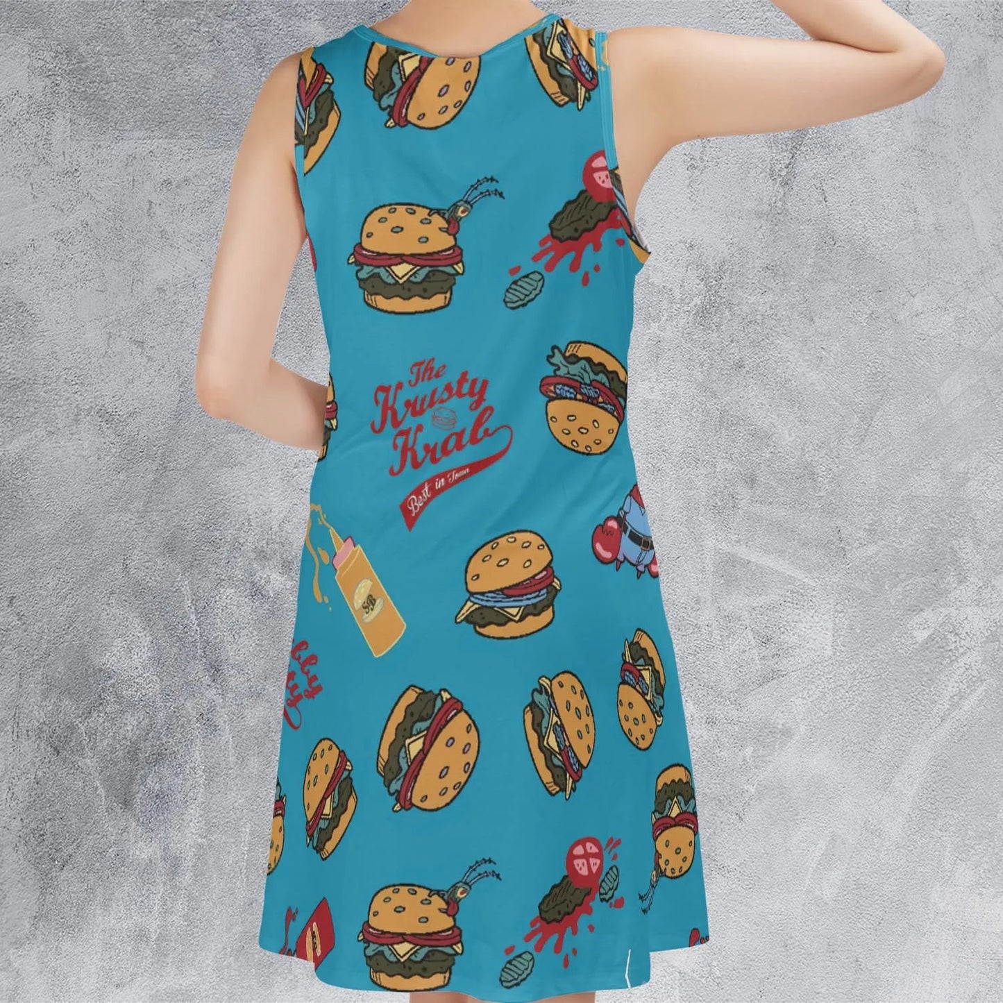 Casual Sleeveless Dress - F4D6GVA3