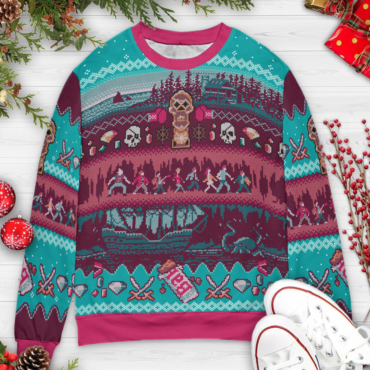 Ugly Christmas Sweatshirt - 3QKNJ6FG