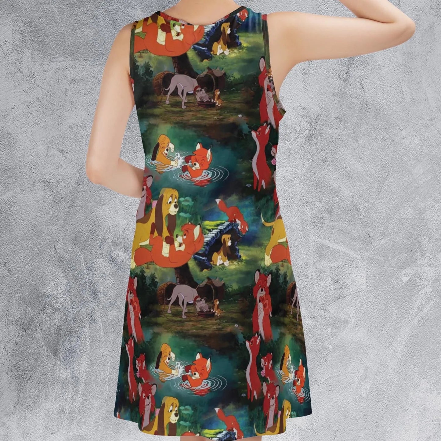 Casual Sleeveless Dress - WWHHN9TJ
