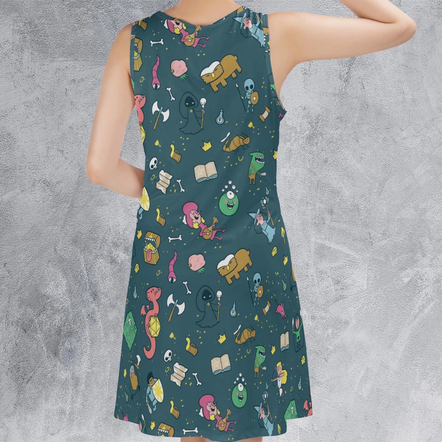 Casual Sleeveless Dress - 9TPVVZTB