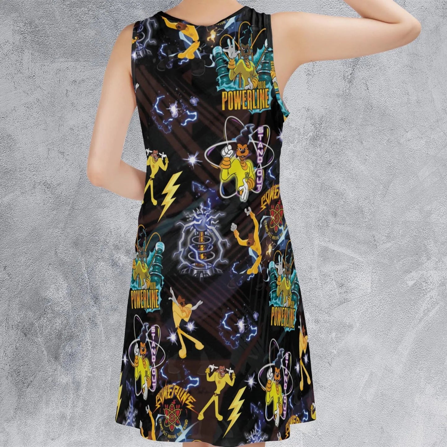 Casual Sleeveless Dress - 481J76U7