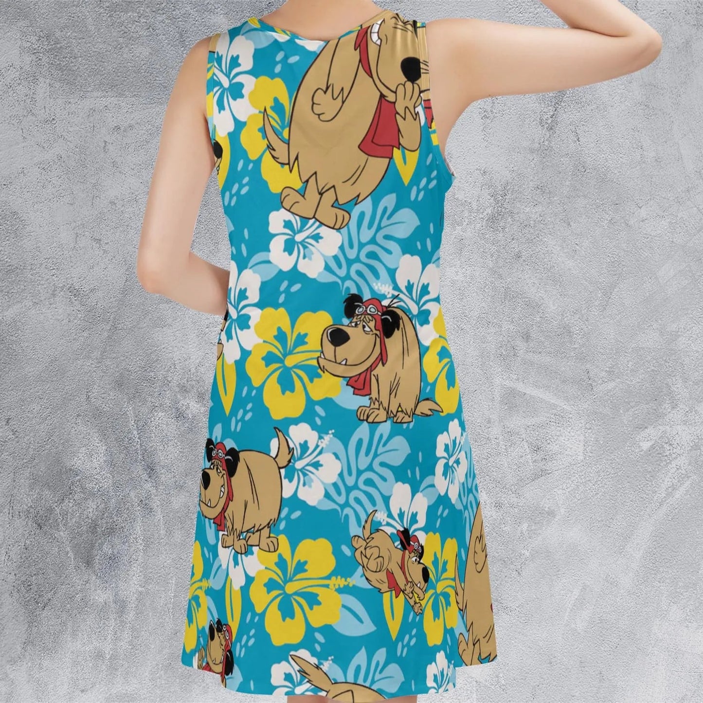 Casual Sleeveless Dress - K78YP8E9