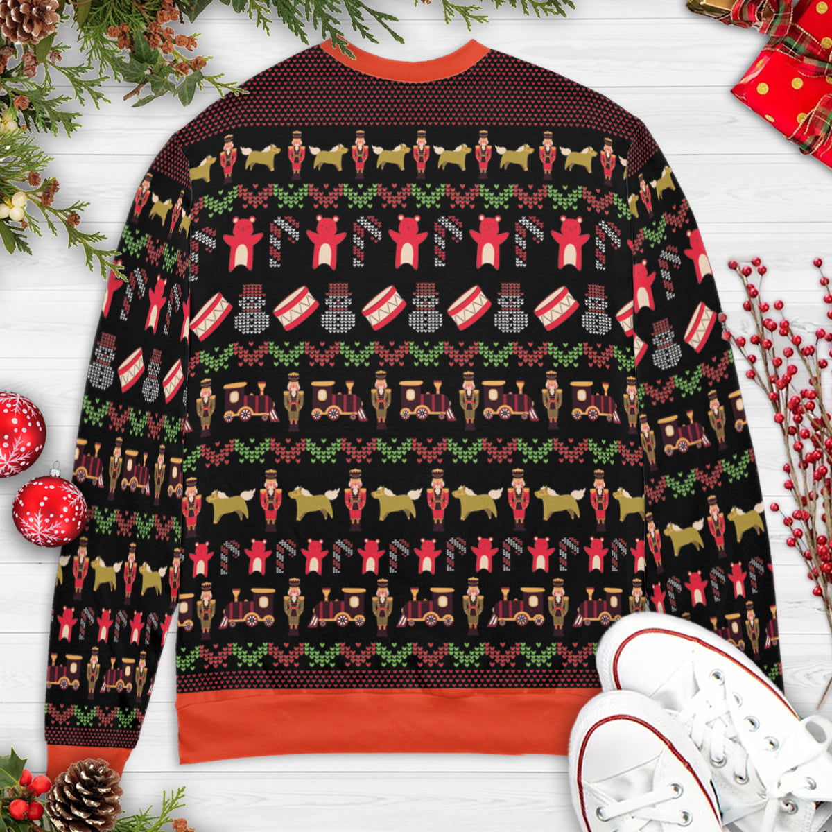 Ugly Christmas Sweatshirt - P8ELG6Z1