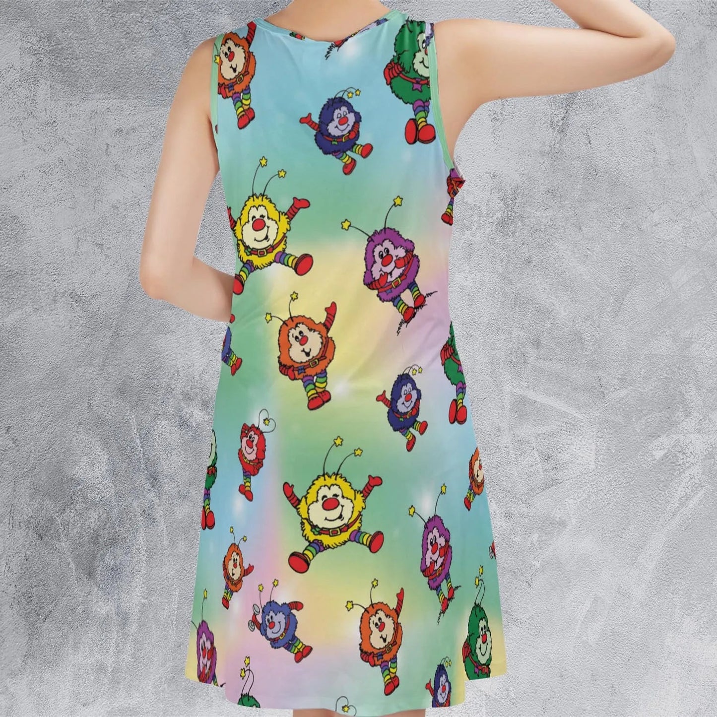 Casual Sleeveless Dress - TFGBWFUG