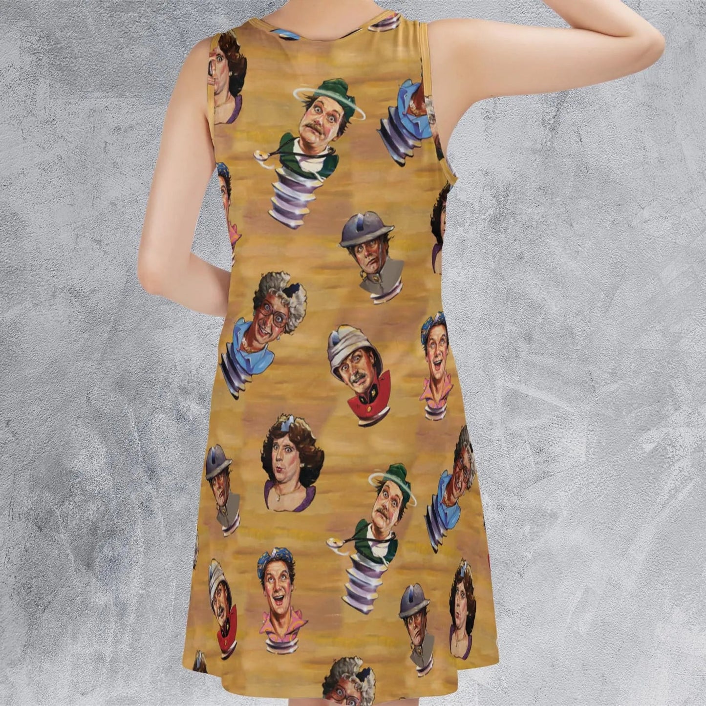 Casual Sleeveless Dress - B2KV27F8