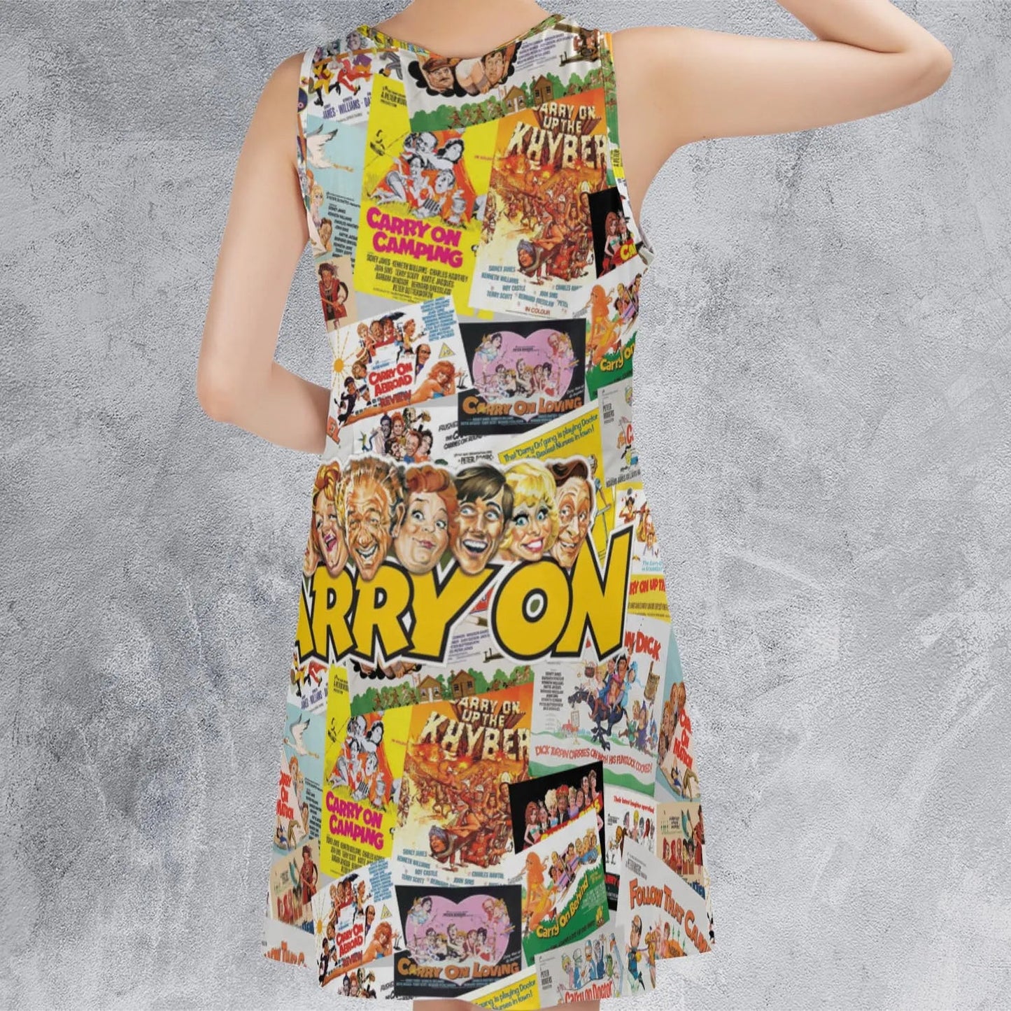 Casual Sleeveless Dress - 5VJ9U1QK