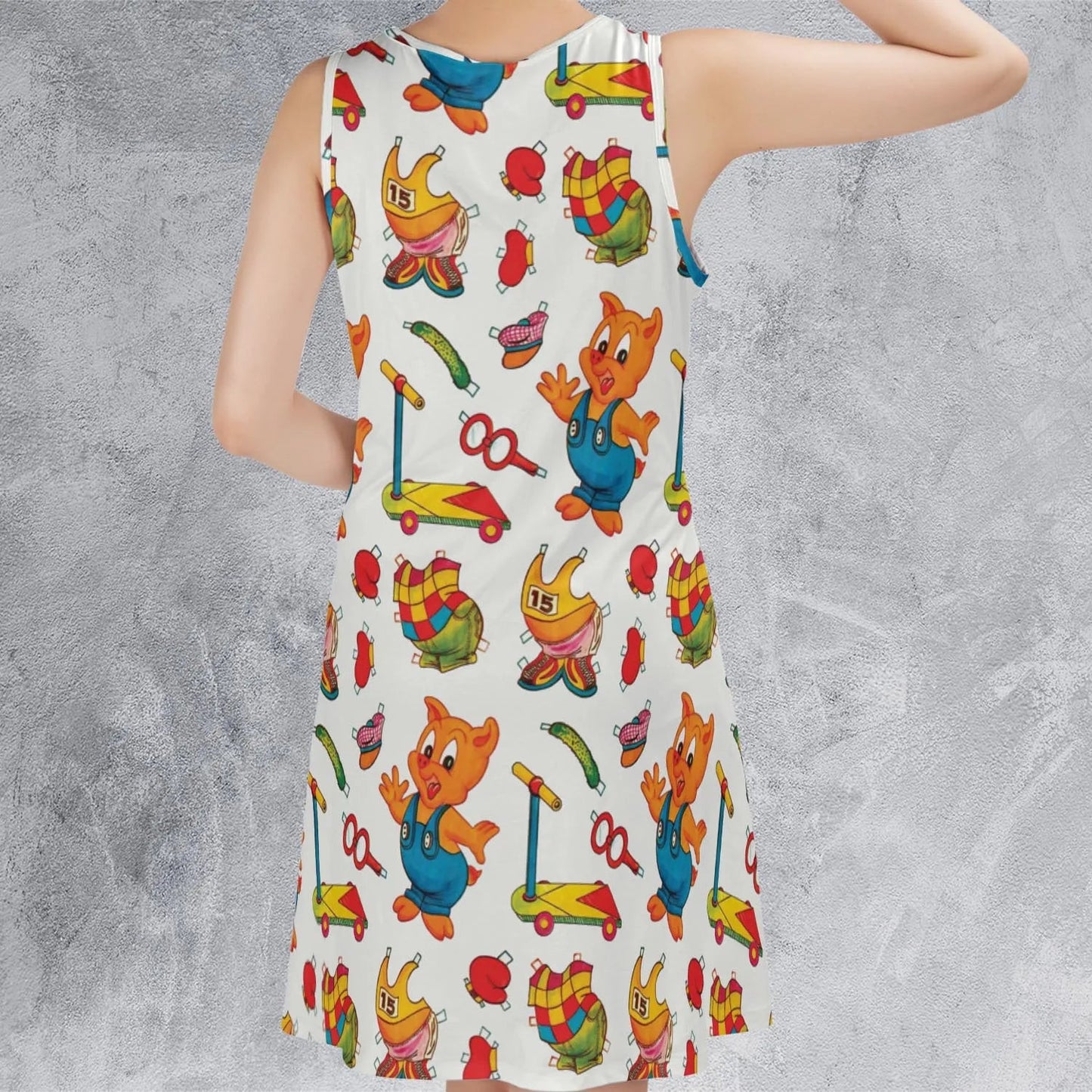 Casual Sleeveless Dress - FLME5ZC2