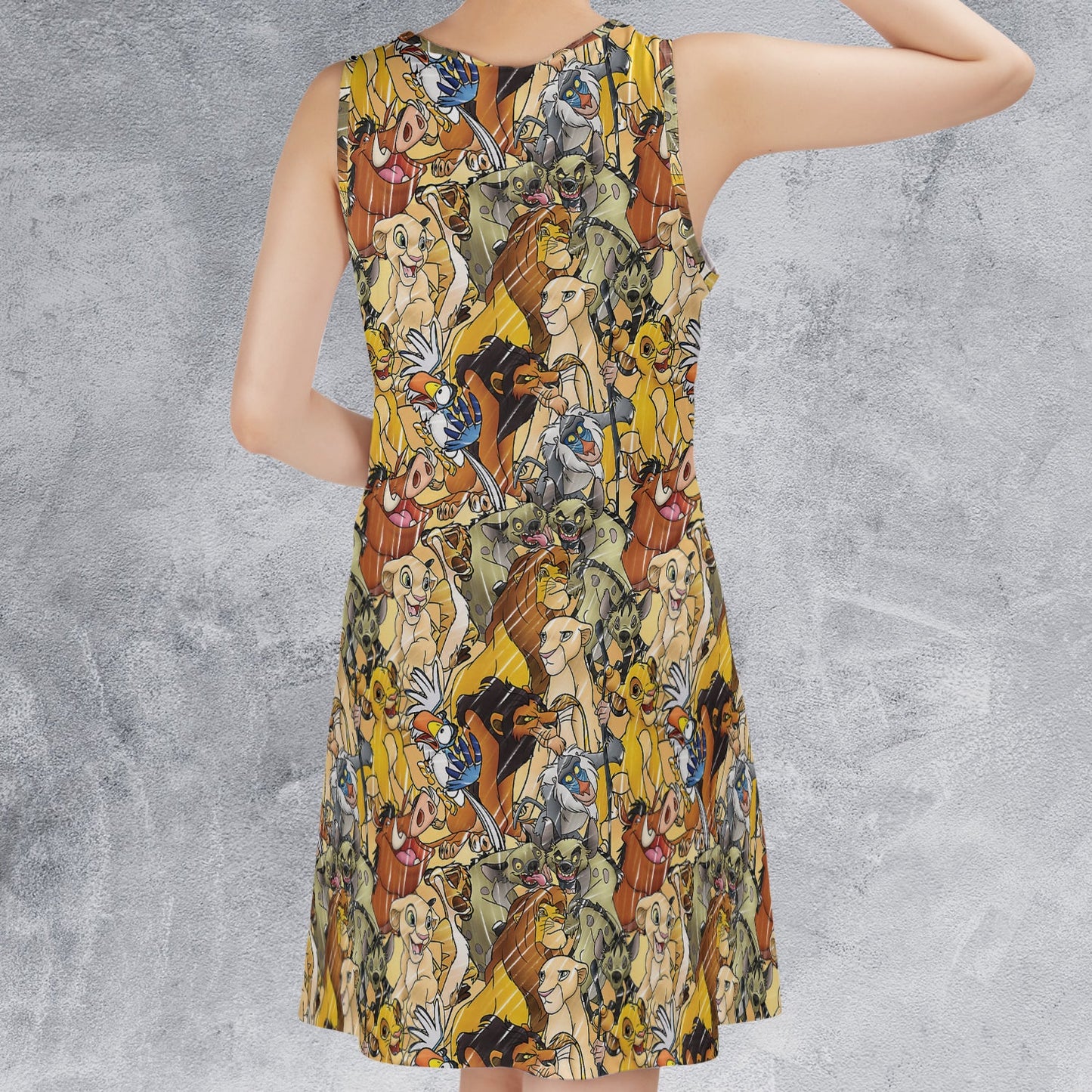 Casual Sleeveless Dress - MT359XT3