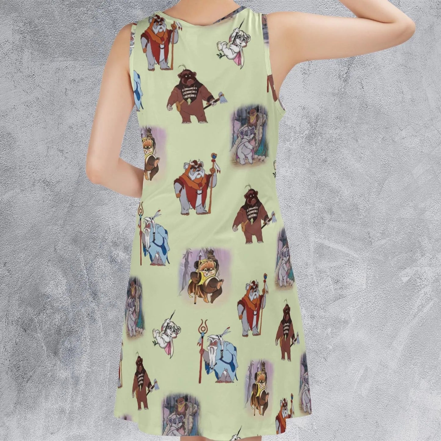 Casual Sleeveless Dress - MKHGE8CG