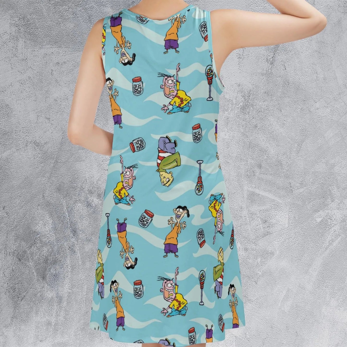 Casual Sleeveless Dress - D9M6LYSH
