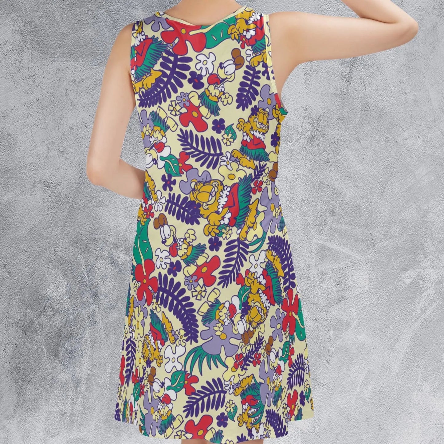 Casual Sleeveless Dress - K3N71R5C