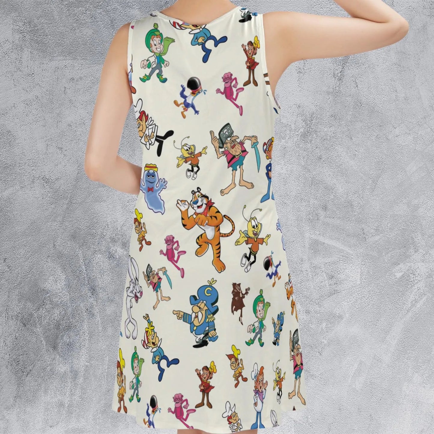 Casual Sleeveless Dress - HT2CK48R
