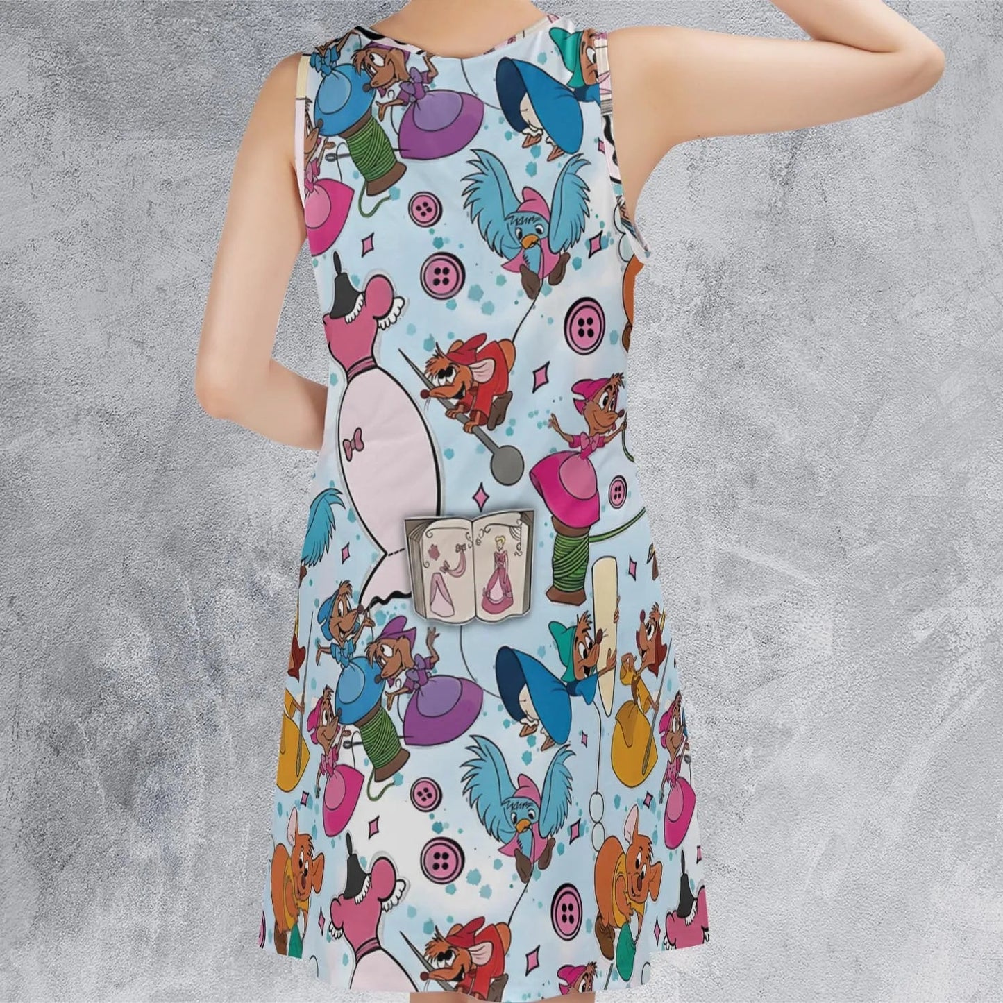 Casual Sleeveless Dress - KKNLD1C9