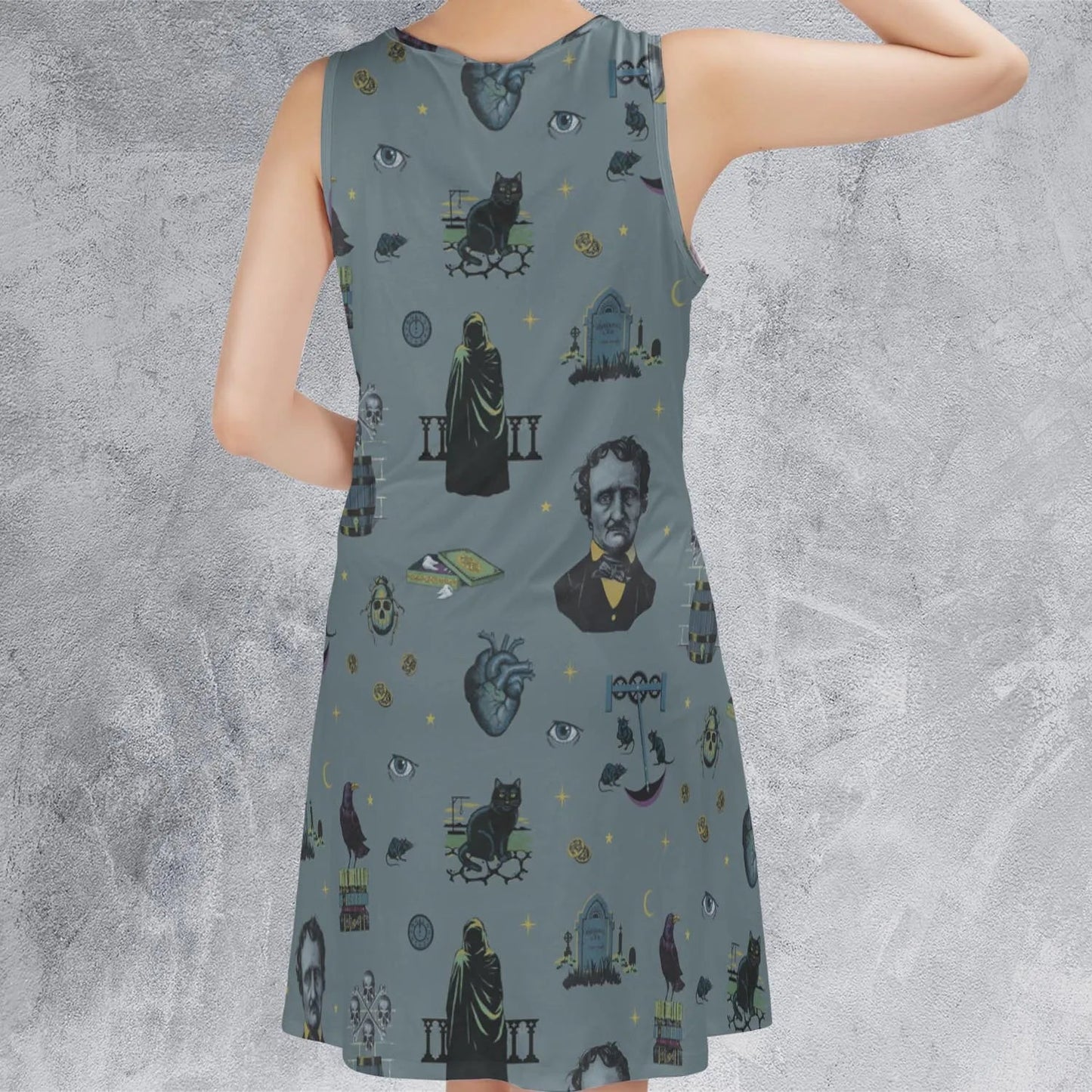 Casual Sleeveless Dress - 47A1FMUD