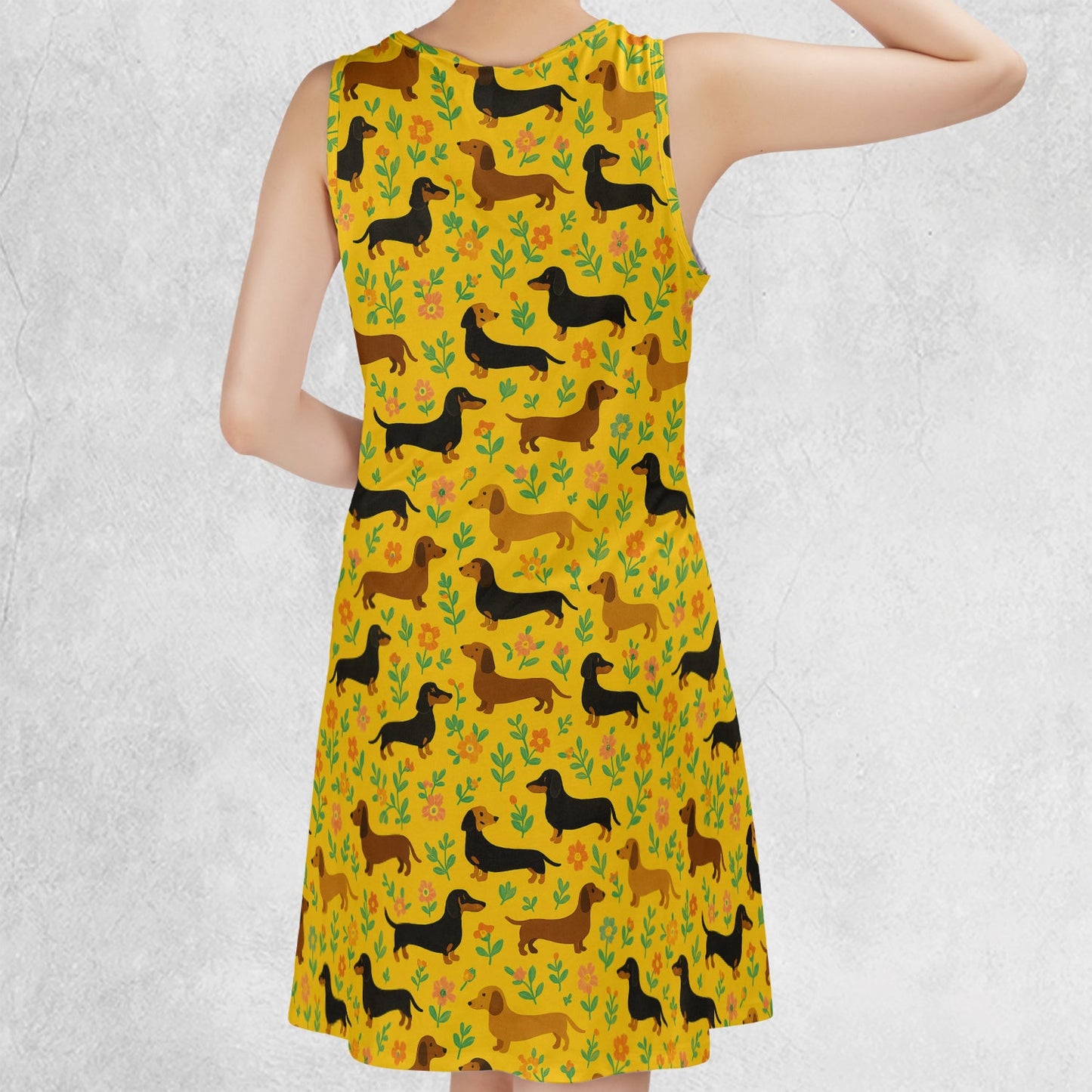 Casual Sleeveless Dress - TQGESJ4T