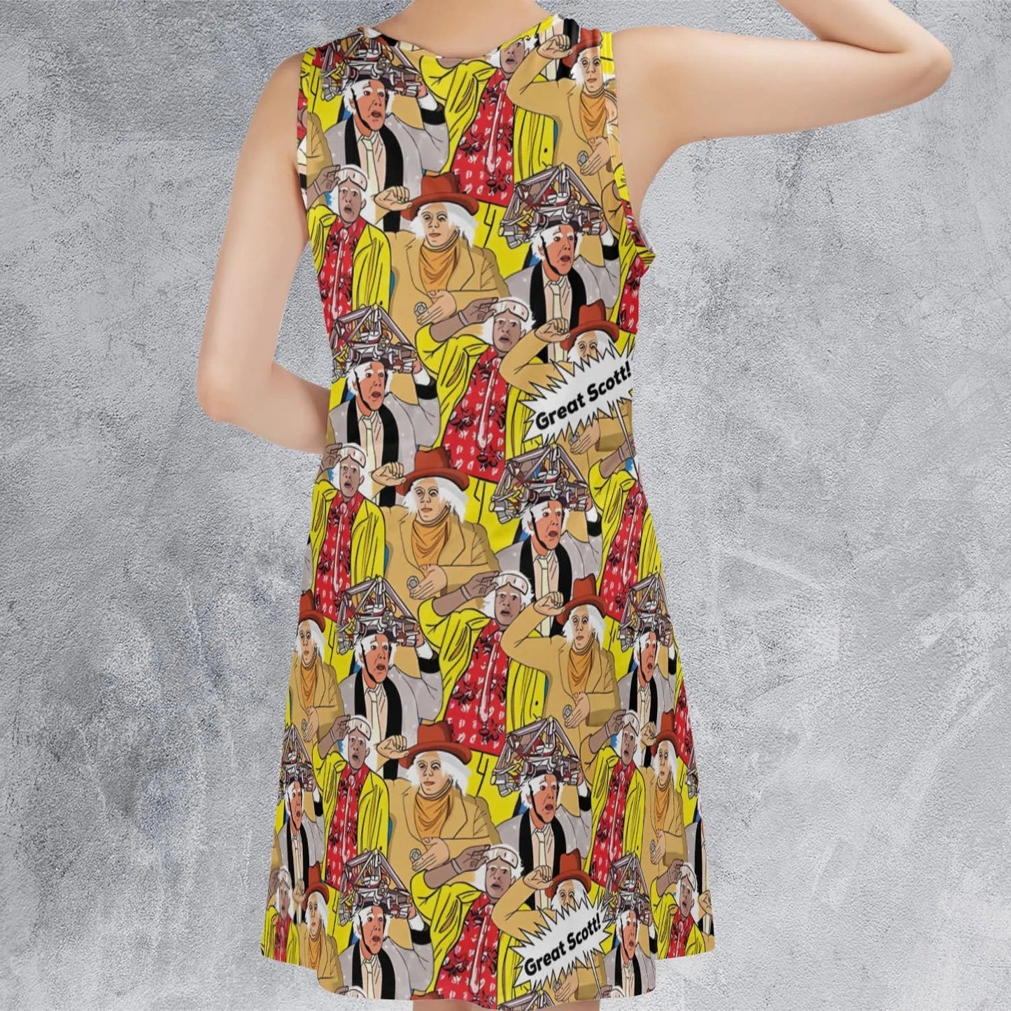 Casual Sleeveless Dress - SPB1LT99