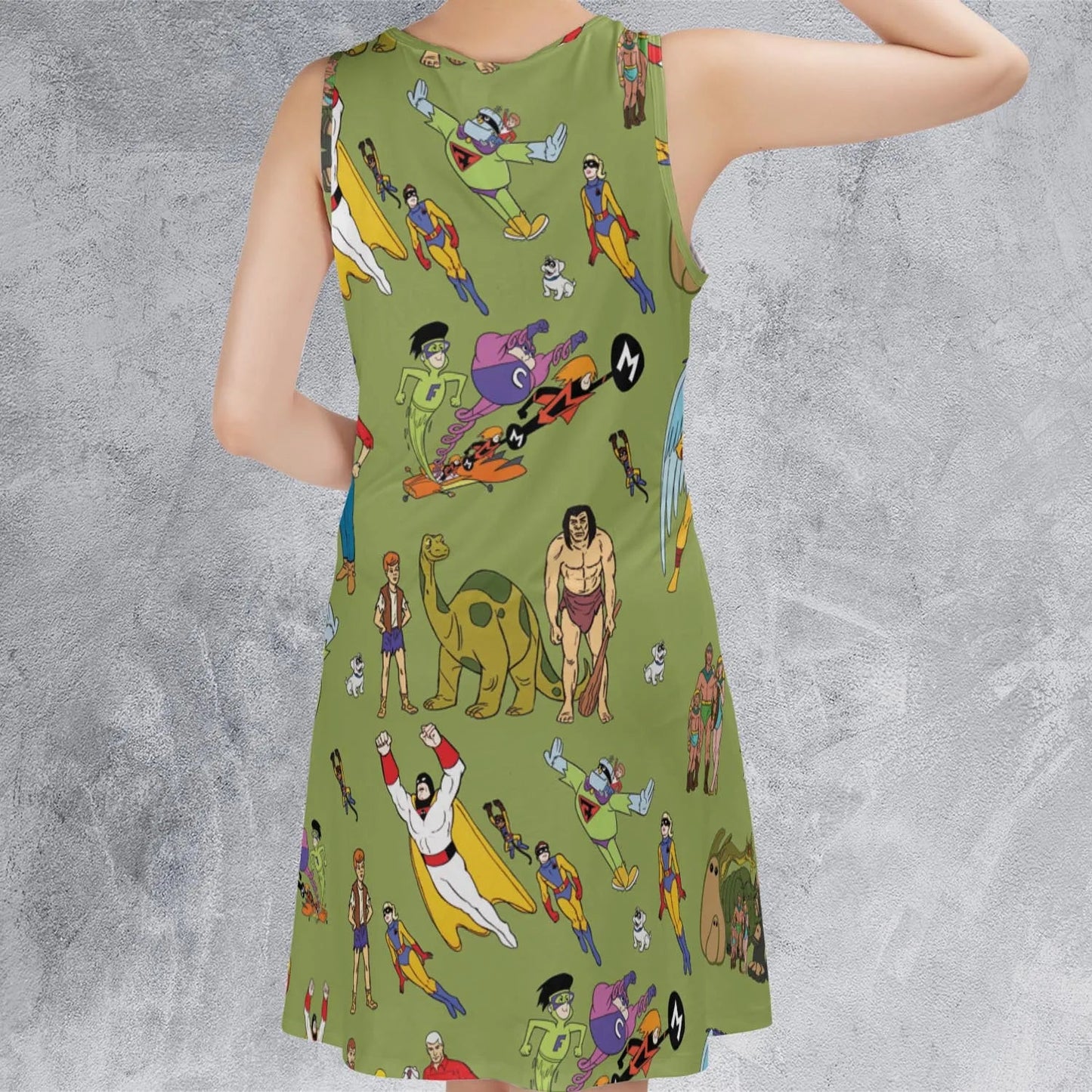 Casual Sleeveless Dress - EJS3QMZZ