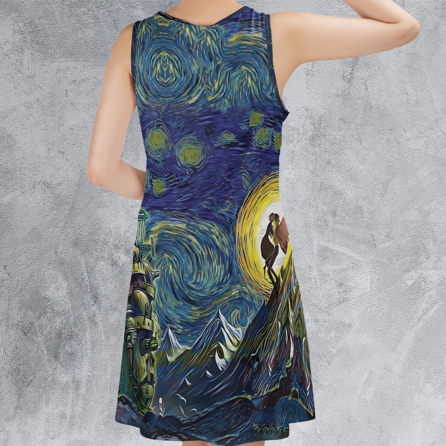 Casual Sleeveless Dress - K8SQZJ7Y