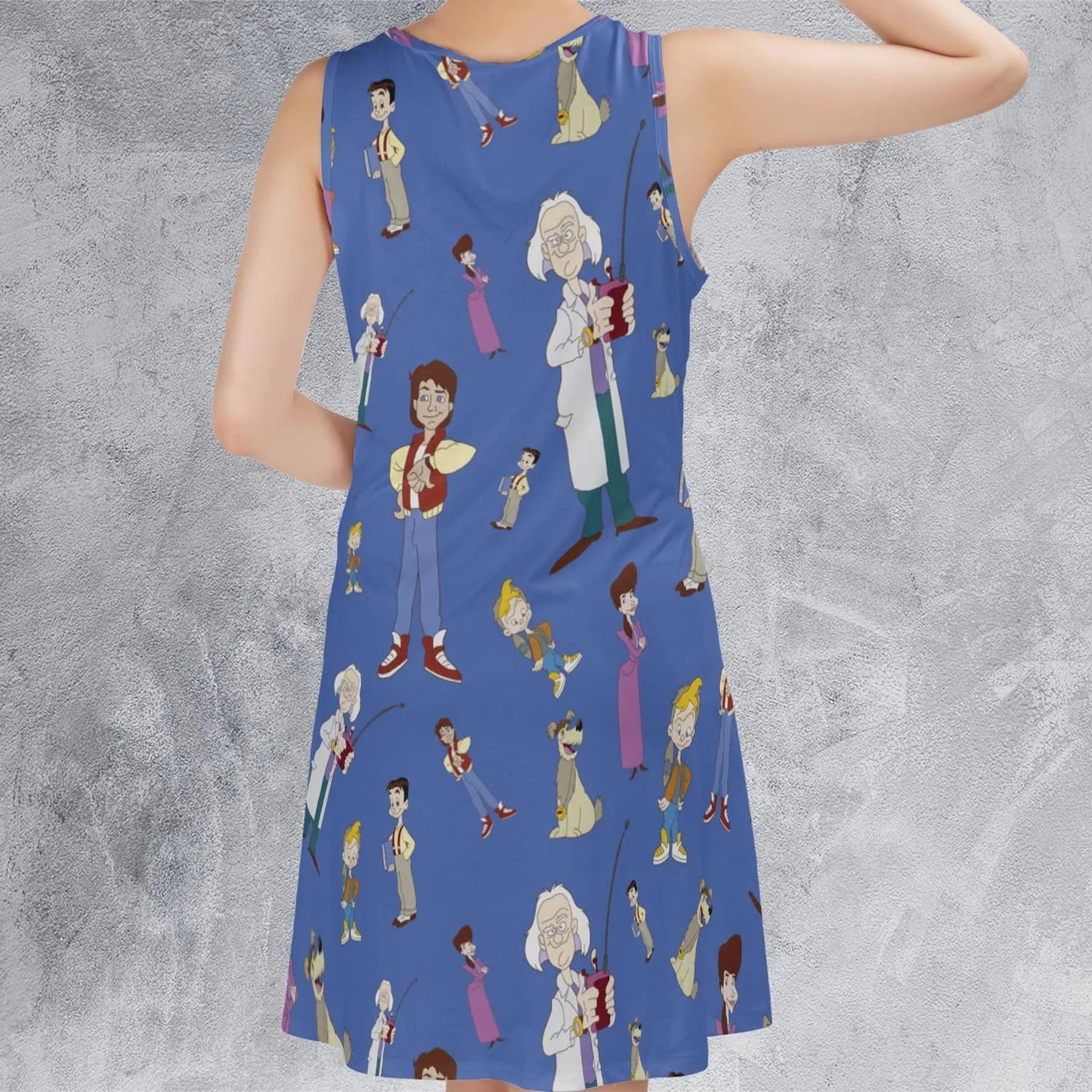 Casual Sleeveless Dress - YA6SBTLS