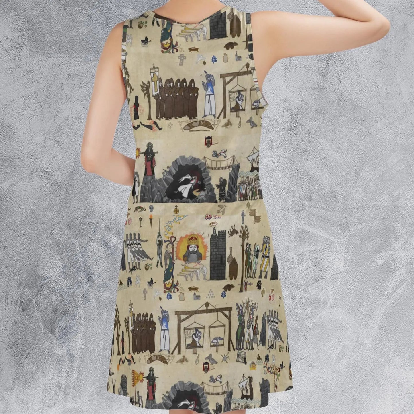 Casual Sleeveless Dress - 43VAGP99