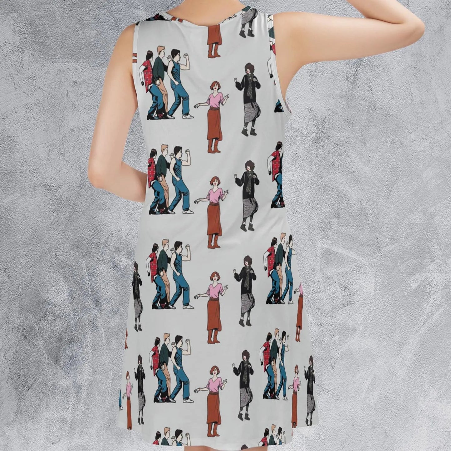 Casual Sleeveless Dress - 666BJFCQ