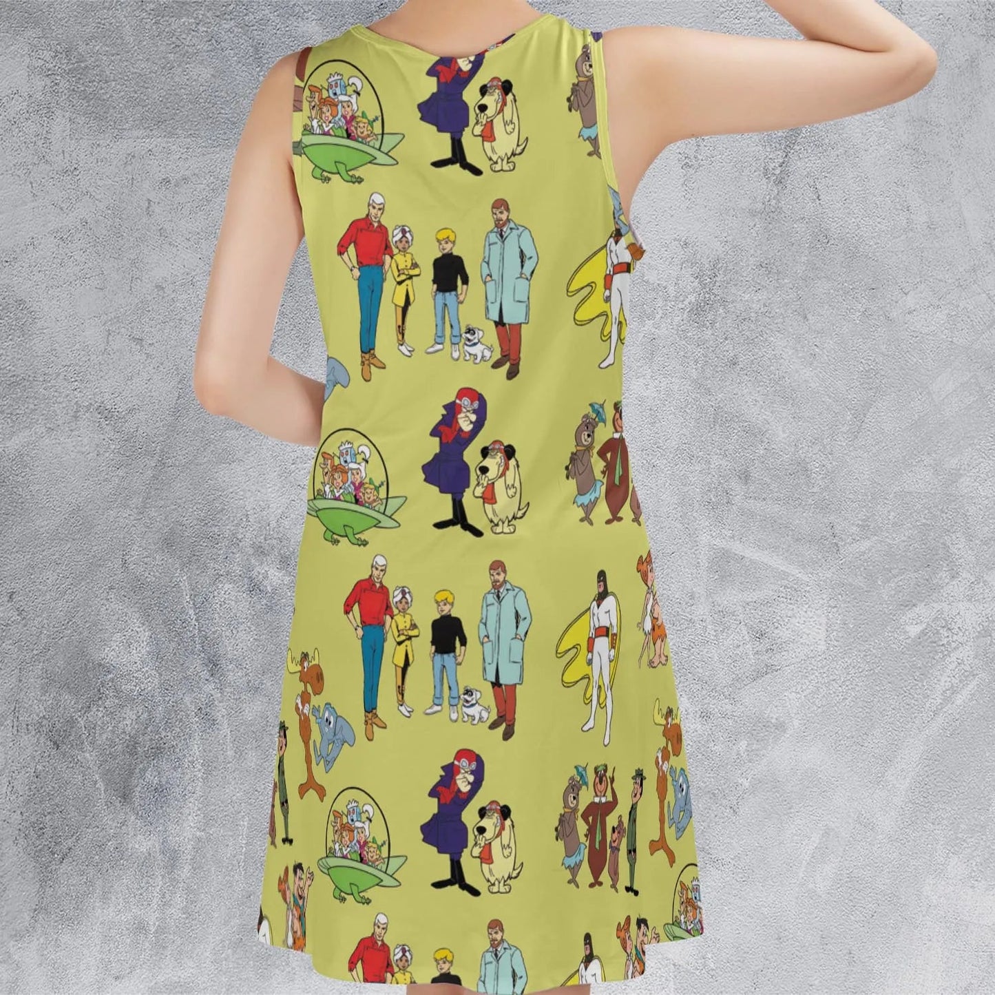 Casual Sleeveless Dress - YY1AU2LB