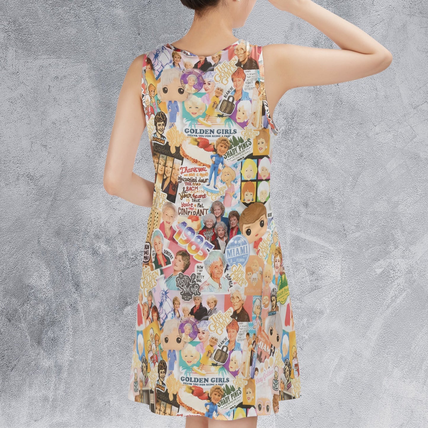 Casual Sleeveless Dress - PJHZ2UUW