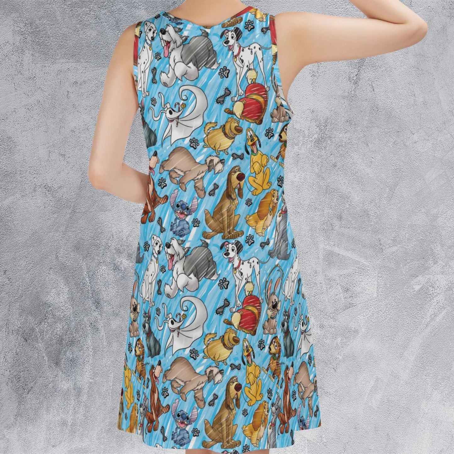 Casual Sleeveless Dress - NS7DZ6LQ