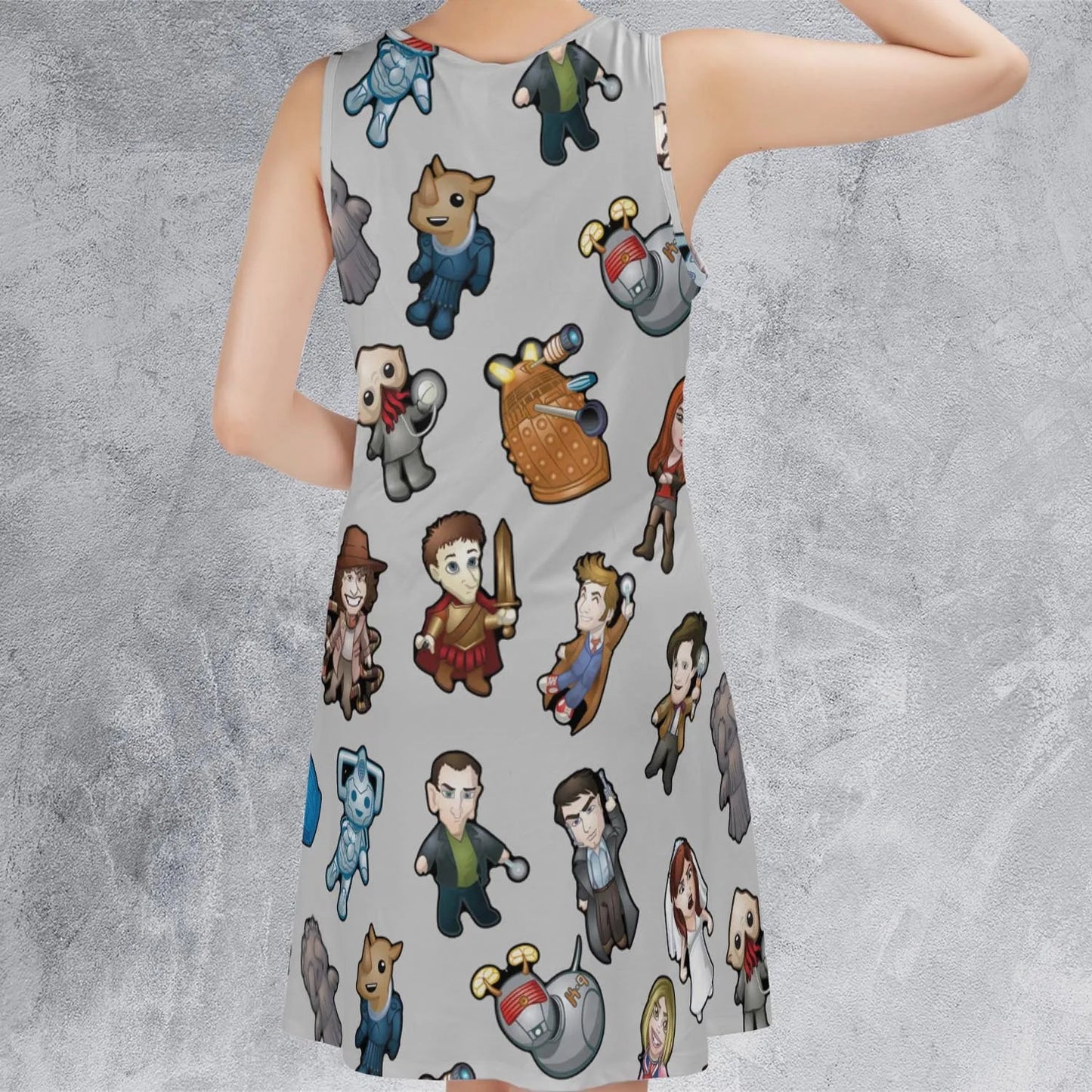 Casual Sleeveless Dress - 87GVQQGZ