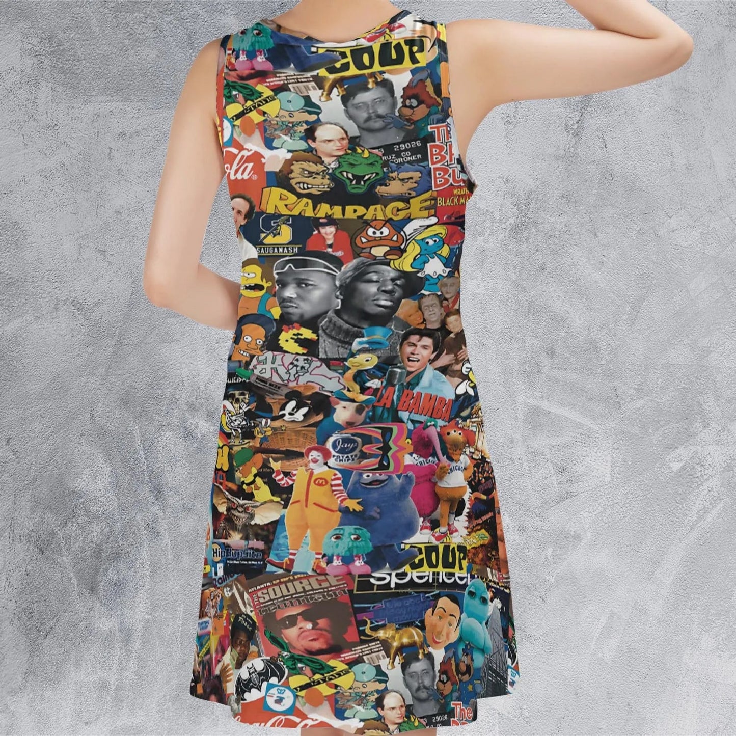Casual Sleeveless Dress - JZT96Y6R