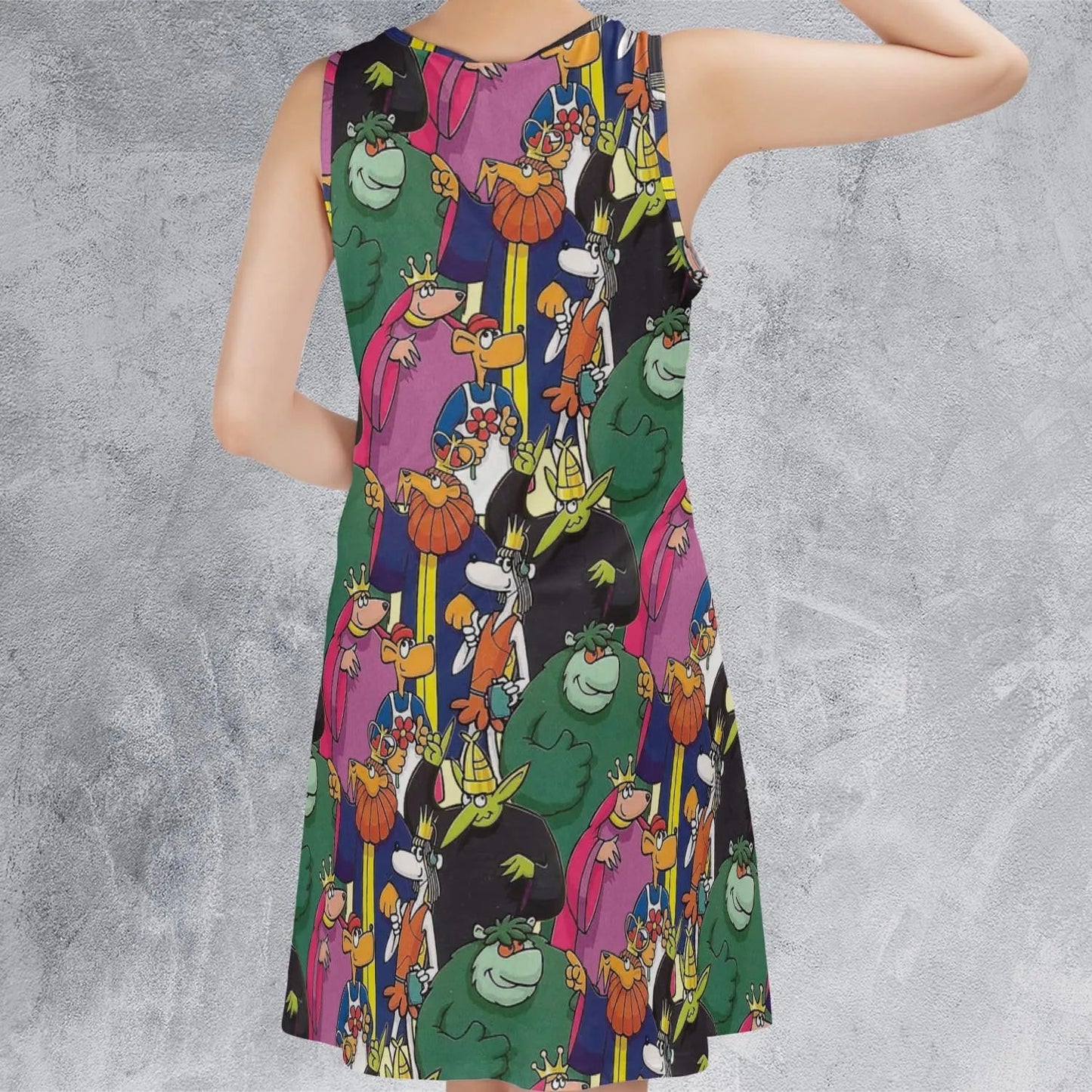 Casual Sleeveless Dress - JYYPJD7N