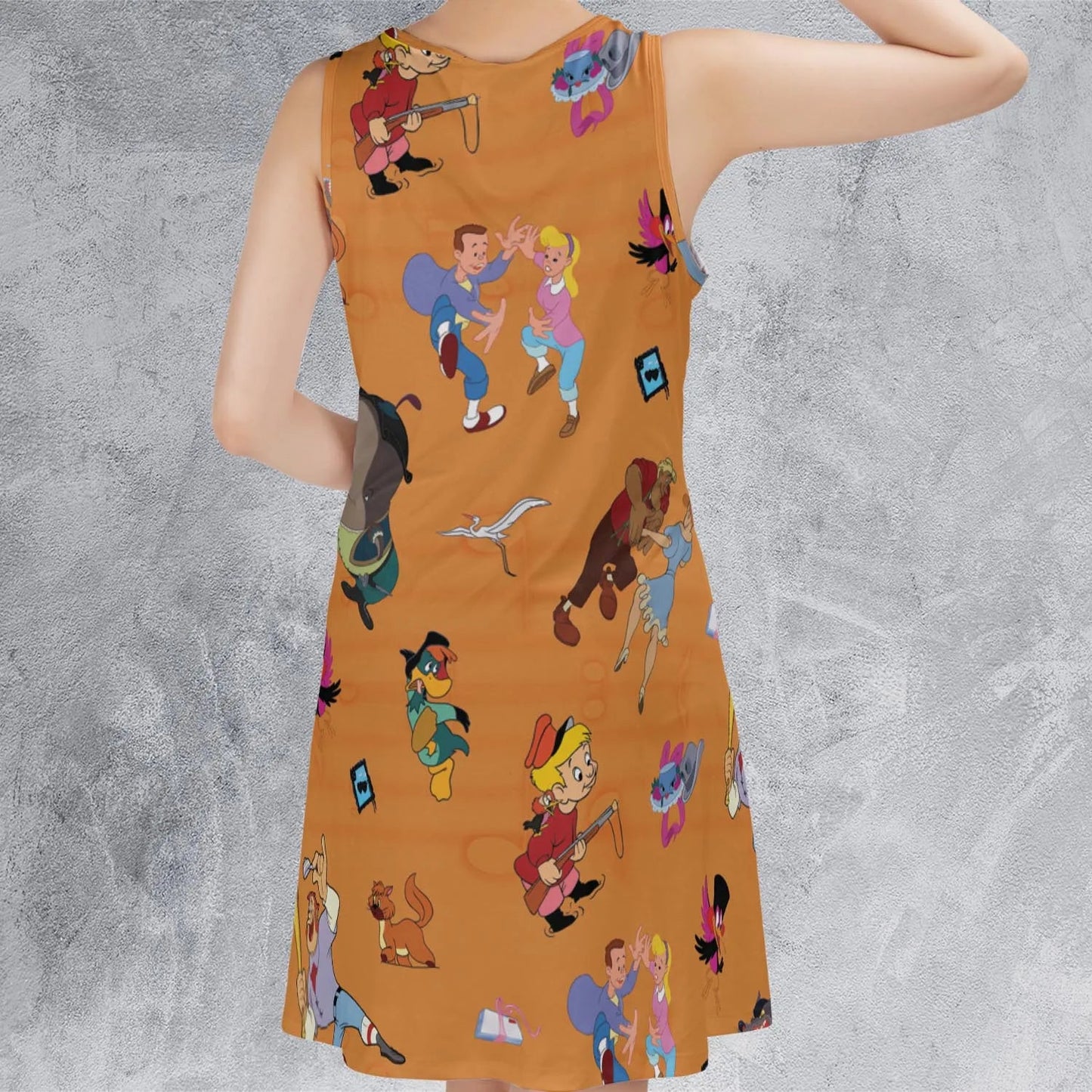 Casual Sleeveless Dress - XEJSVUWR