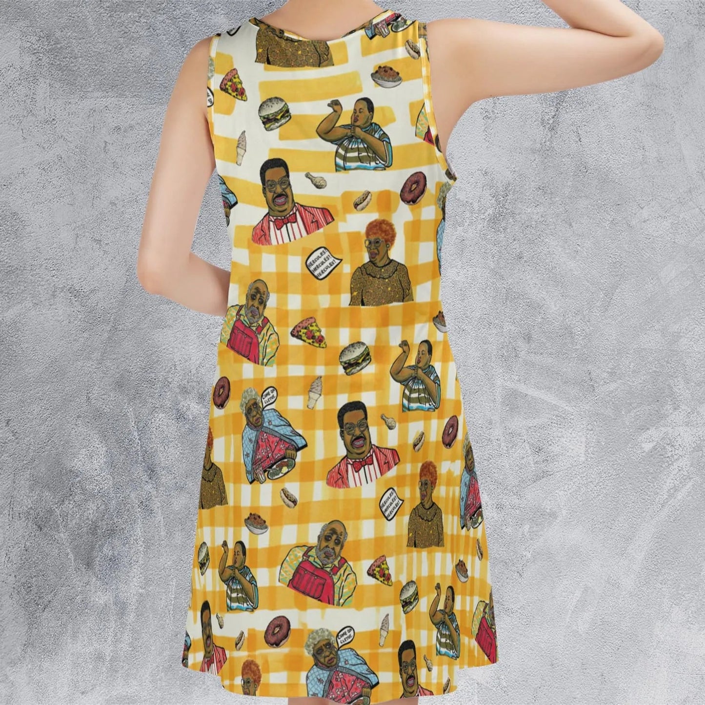 Casual Sleeveless Dress - YA7HJ9UC