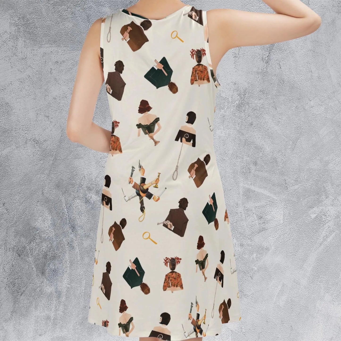 Casual Sleeveless Dress - LM6J7WZM