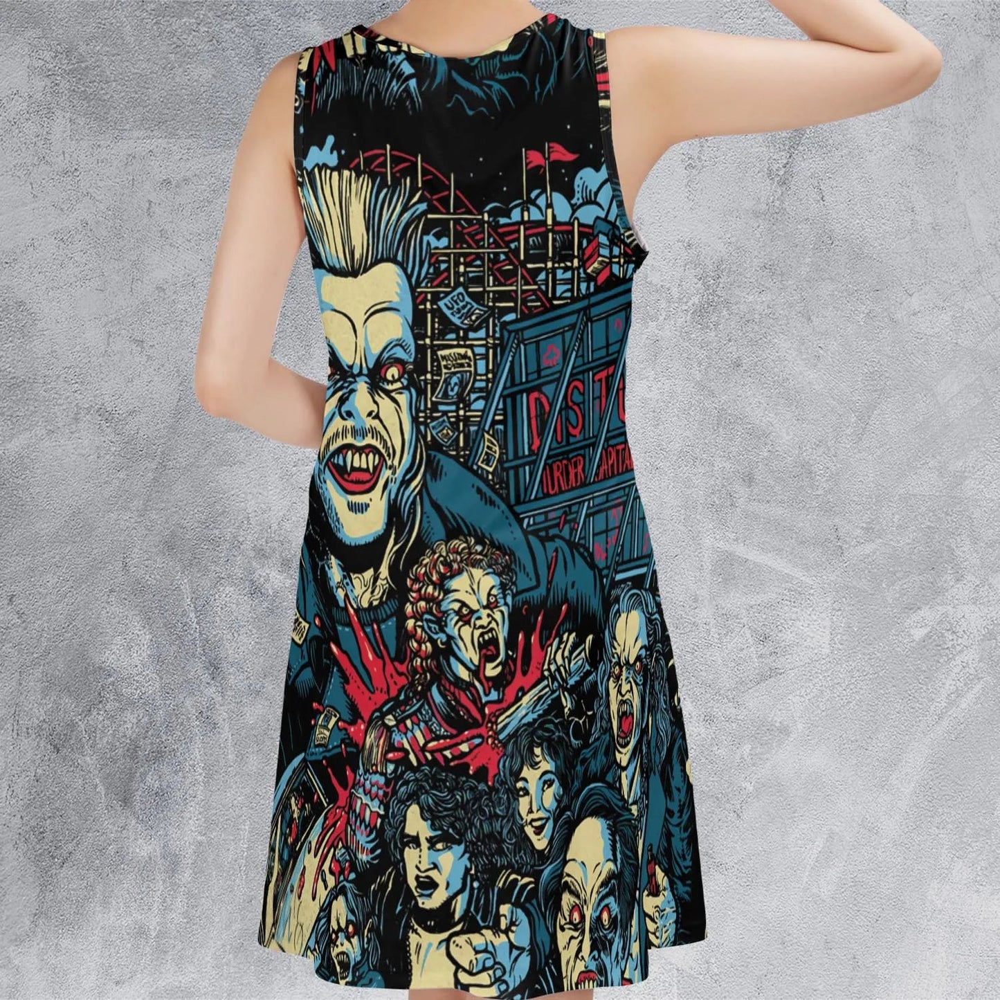 Casual Sleeveless Dress - VC6TRWL1