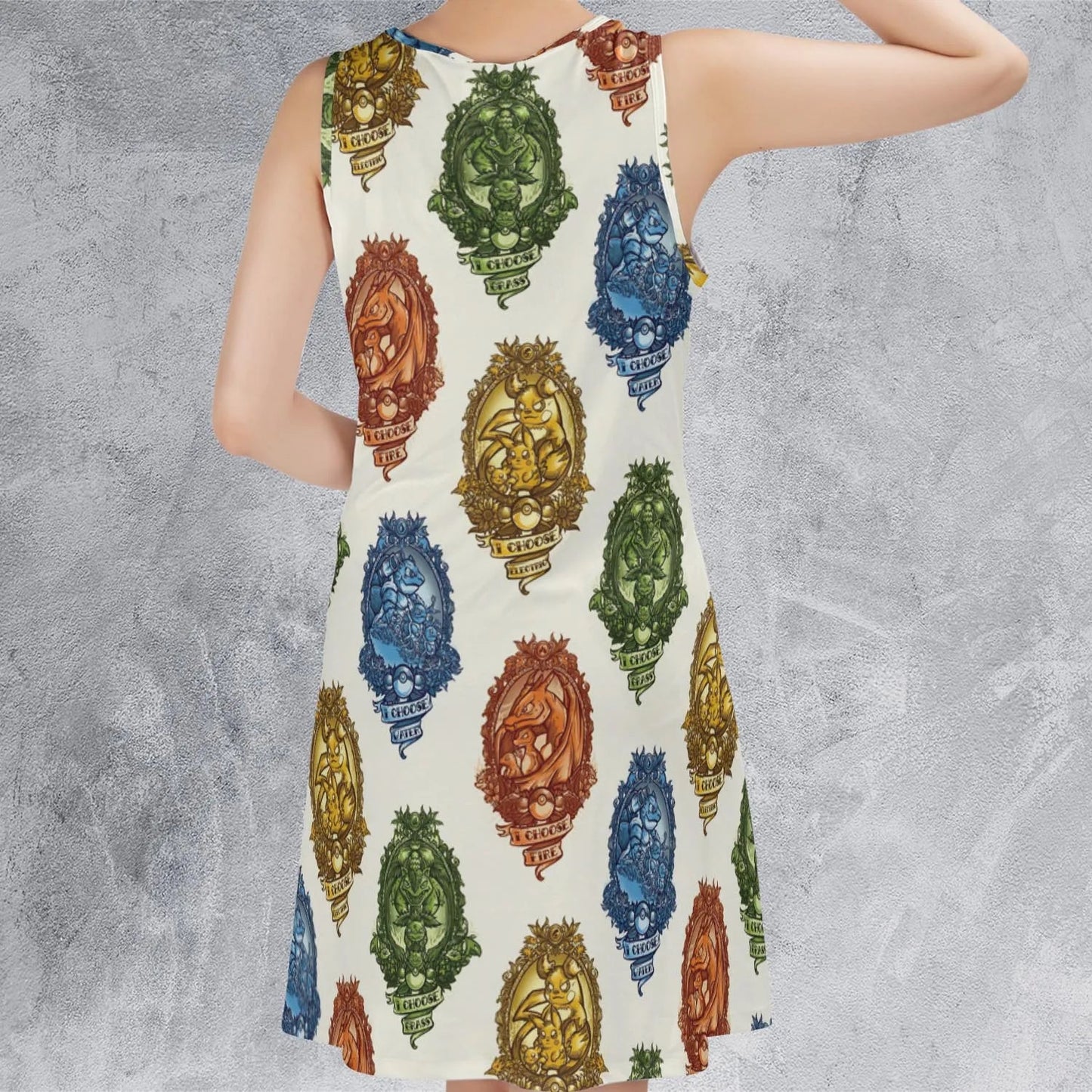 Casual Sleeveless Dress - WP4AFPDP