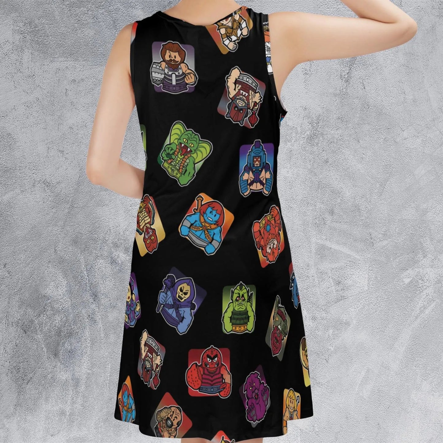 Casual Sleeveless Dress - 1HWCL45R