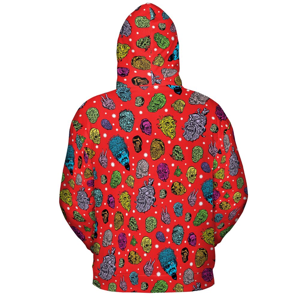 All-over Print Hoodie - F7B7CD9W - - 4
