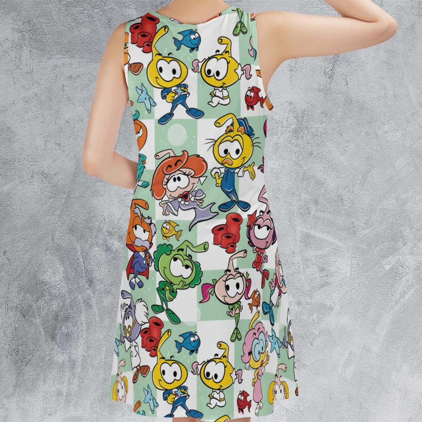 Casual Sleeveless Dress - XVL63YE9