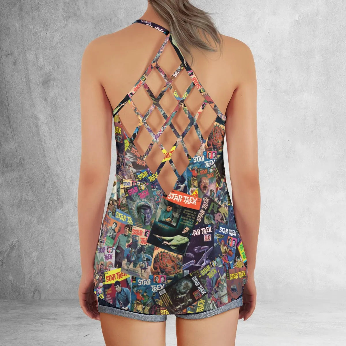 Lattice Back Tank Top - WW9VGB48