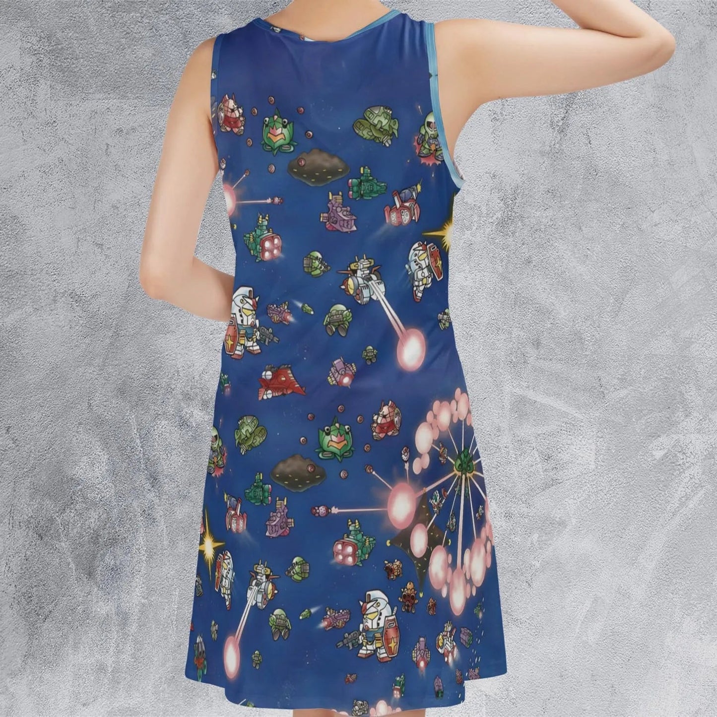 Casual Sleeveless Dress - 45HUS1YQ