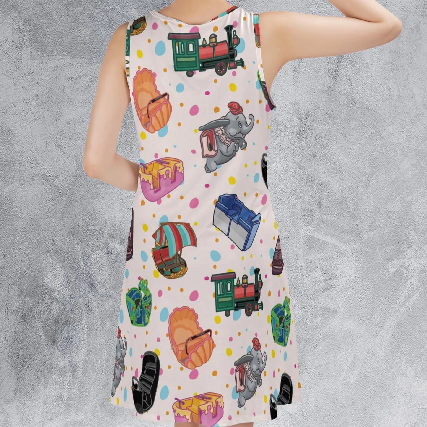 Casual Sleeveless Dress - ZJL6UAWG