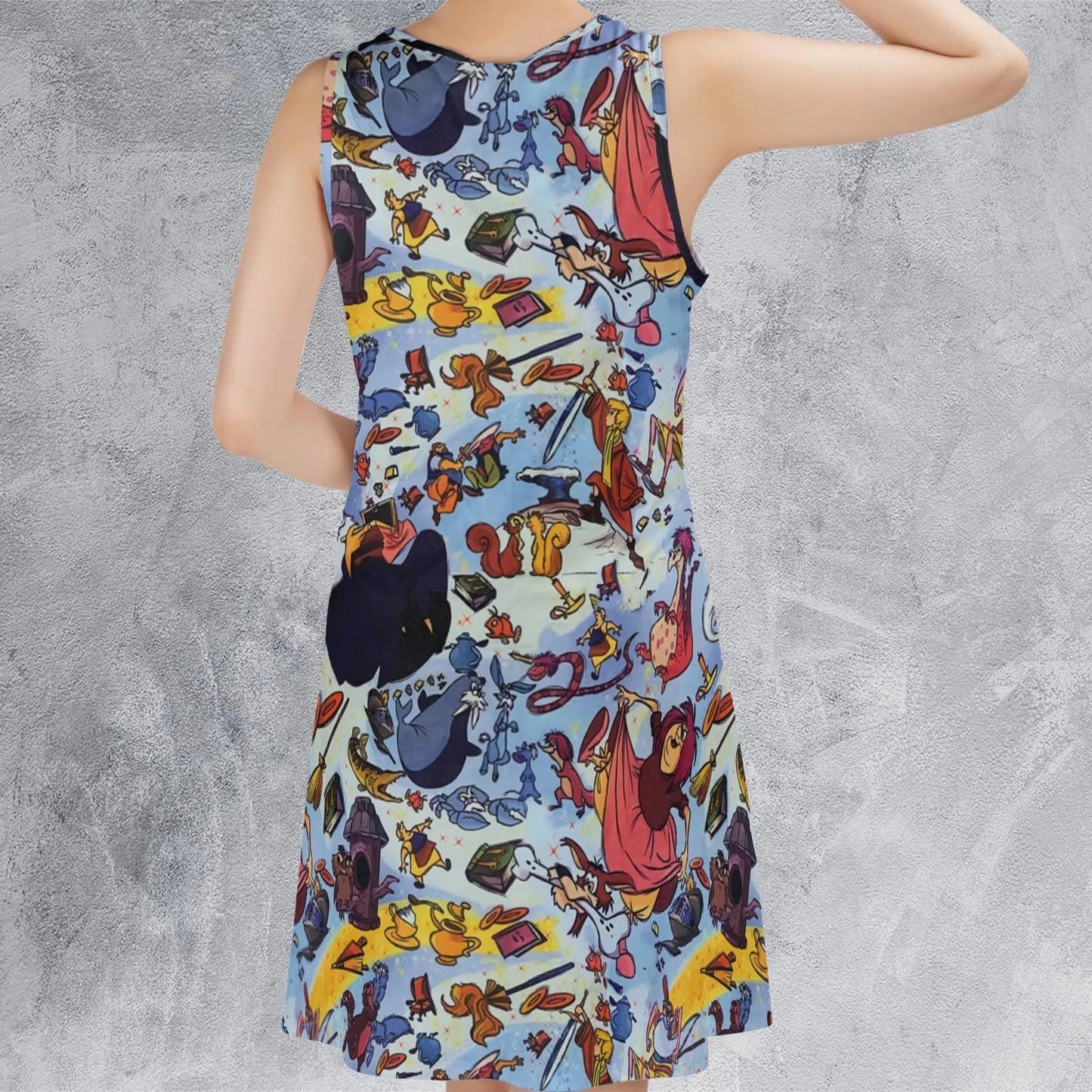 Casual Sleeveless Dress - 7ZFQ4C6X