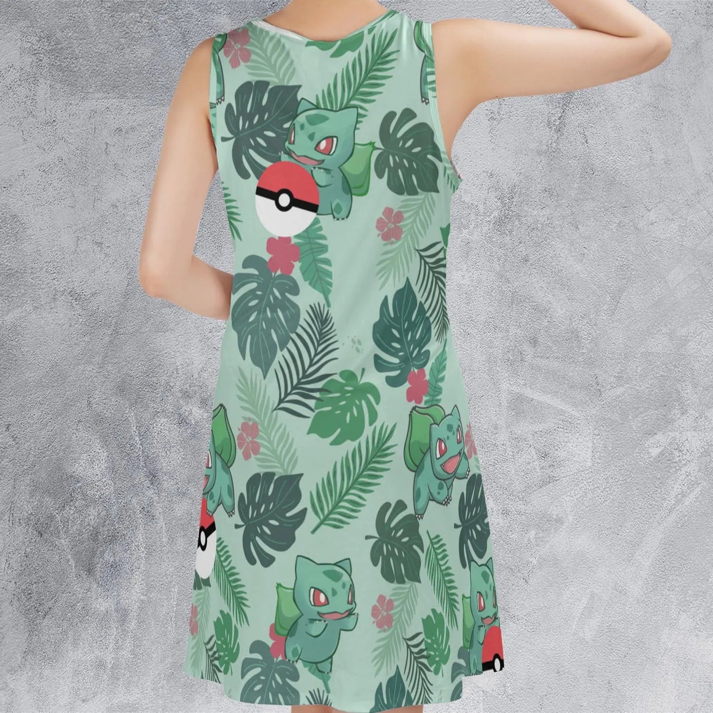 Casual Sleeveless Dress - JSUZ3VD8