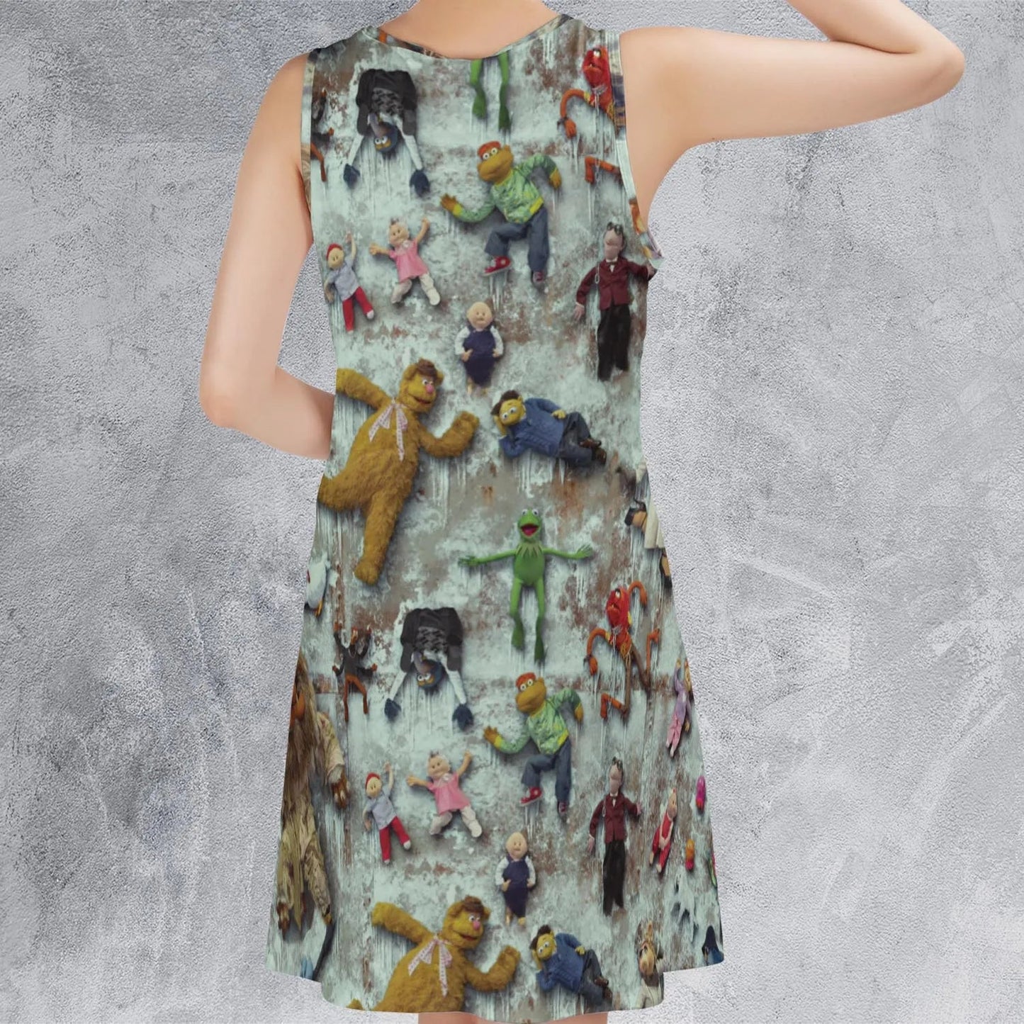 Casual Sleeveless Dress - YRPJ8HC6