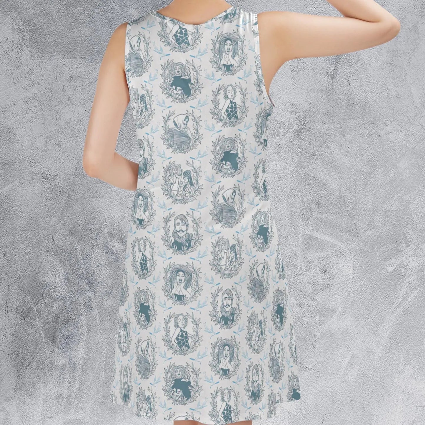 Casual Sleeveless Dress - KCW4LCWB