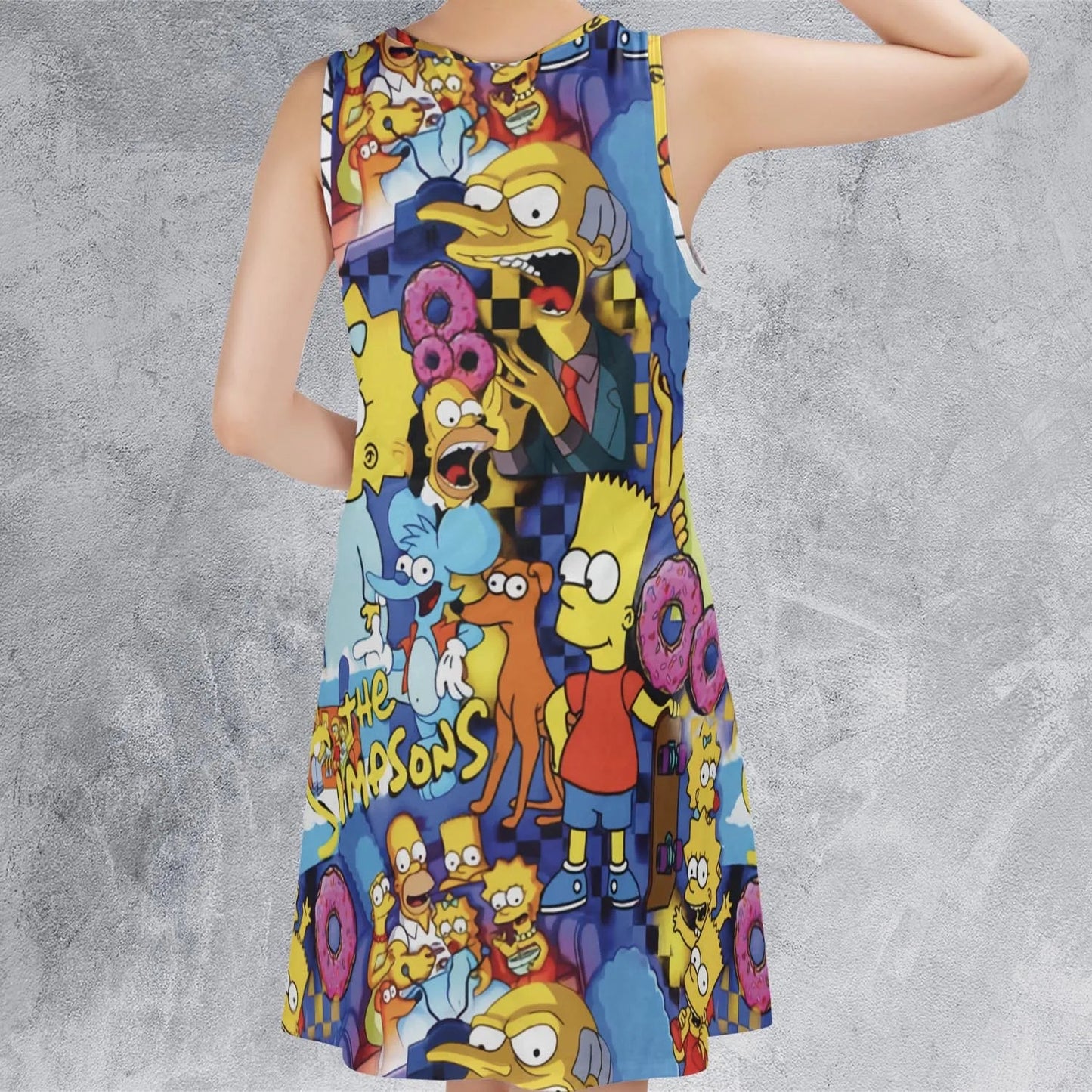 Casual Sleeveless Dress - H3CEA914