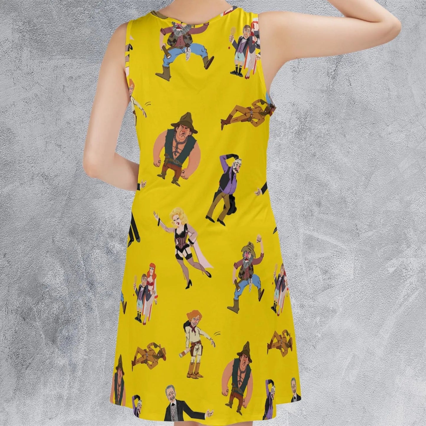 Casual Sleeveless Dress - JUZFLJYU