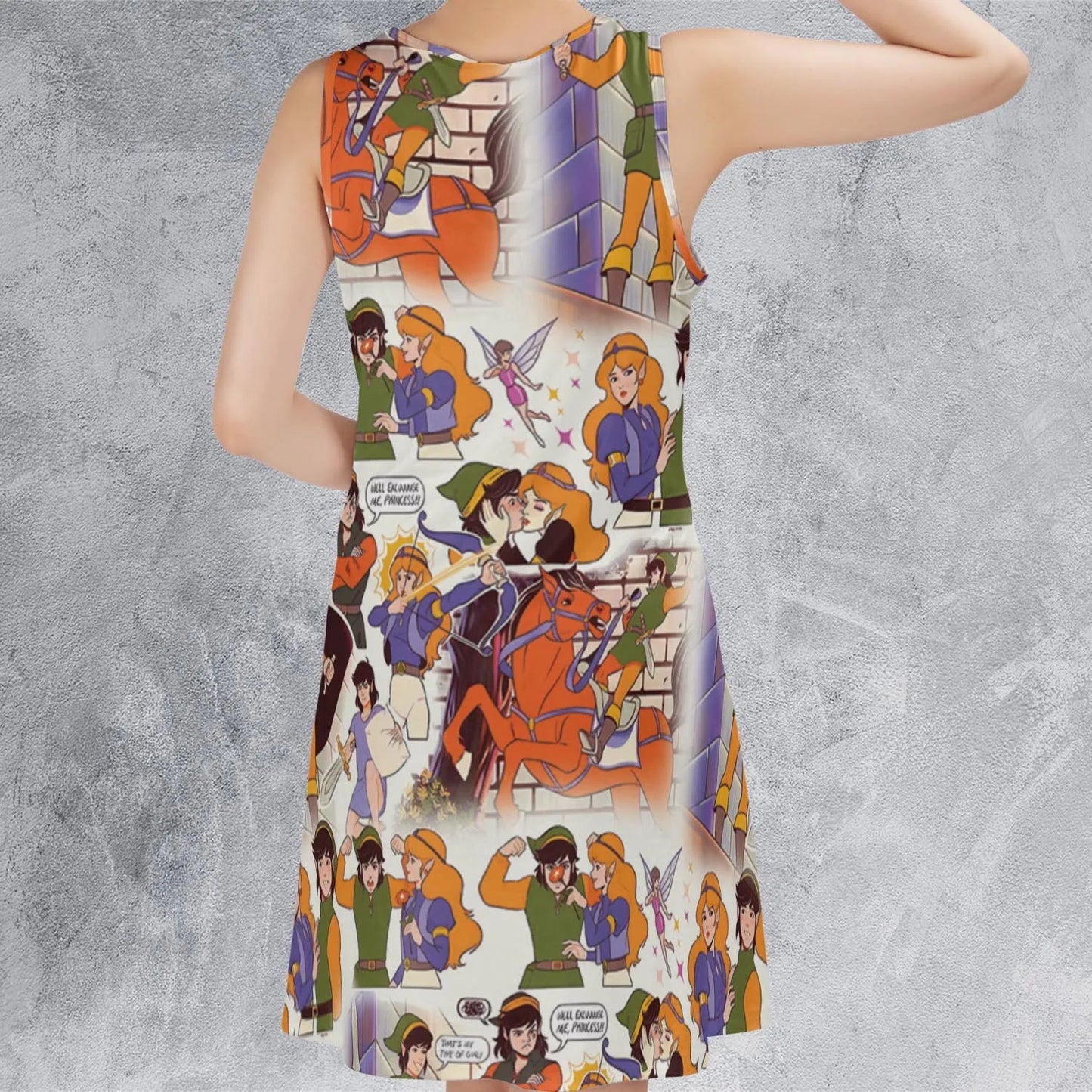 Casual Sleeveless Dress - P8PSSDY3